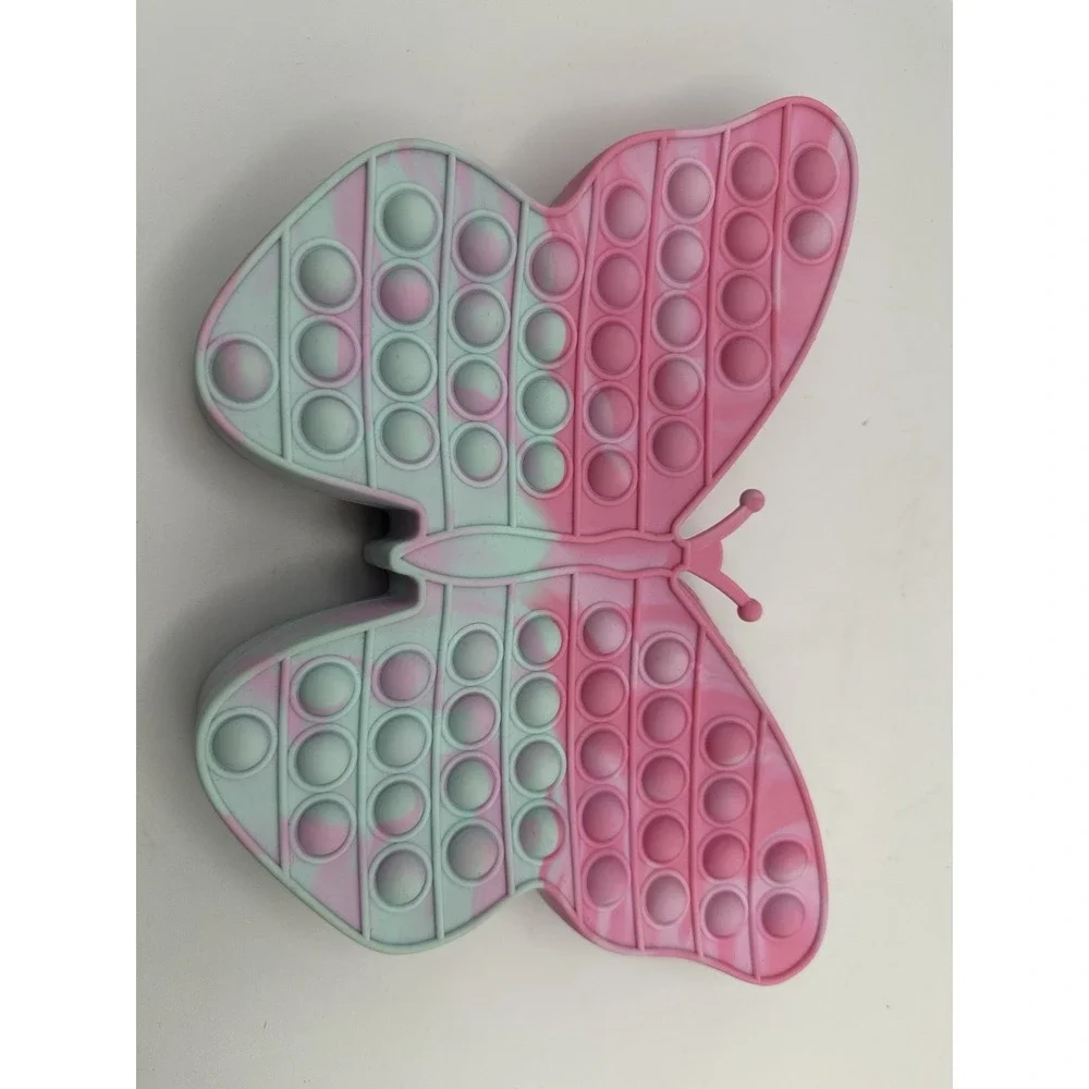 Up&Up Butterfly Bubble‎ Pop Pencil Pouch NEW